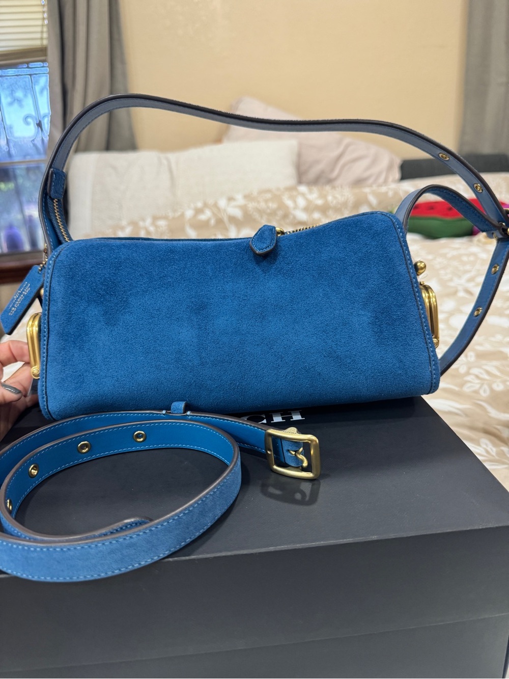 Coach mini Haversack Blue Jay Shoulder/Crossbody Bag - BRAND NEW - Picture 7 of 8